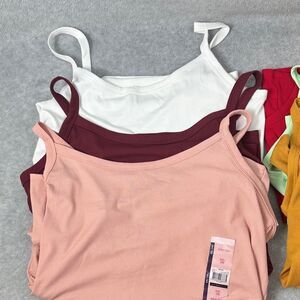 NEW Lot of 6 NO Boundaries Ribbed Camisole Tank Tops Girls’ XXL Stretch Soft